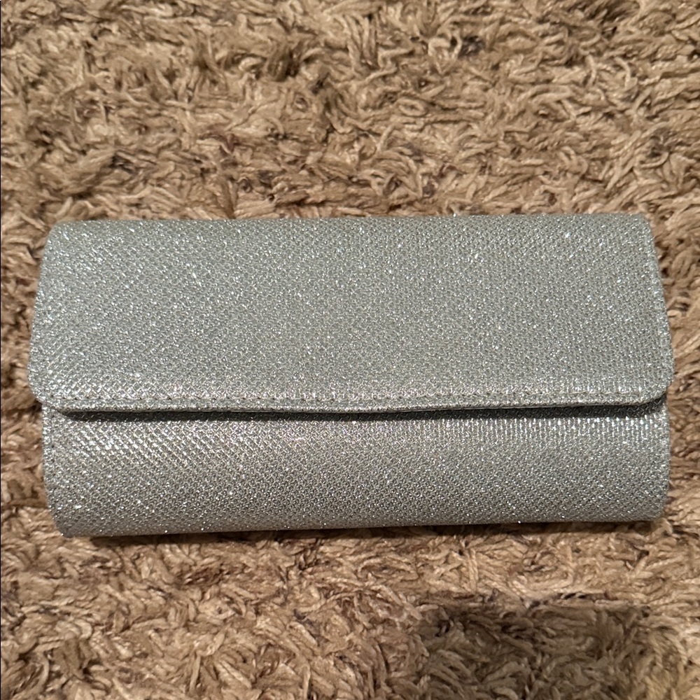Elegant Silver Clutch Bag